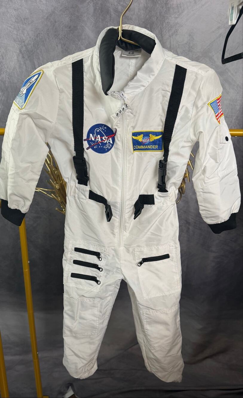 NASA Space Astronaut Halloween Costume Size 4-5 Kids